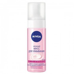 Мусс для умывания, Nivea (Нивея) 150 мл Аква эффект нежный для сухой кожи