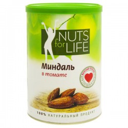 Миндаль, Nuts for Life (Натс фо Лайф) 200 г в томате